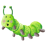 Acrylic Illustration Of Cute Funny Green Caterpillar Sticker