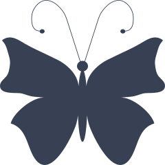 Admirable Butterfly Sticker