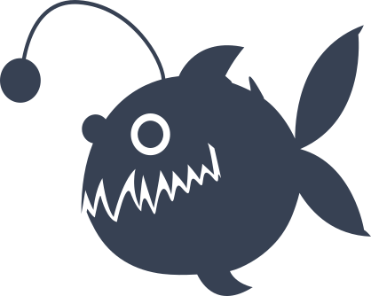 Adorable Angler Fish Sticker