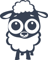 Adorable Baby Lamb Sheep Sticker