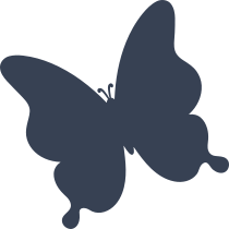 Adorable Butterfly Sticker