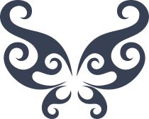 Adorable Butterfly Wings Sticker
