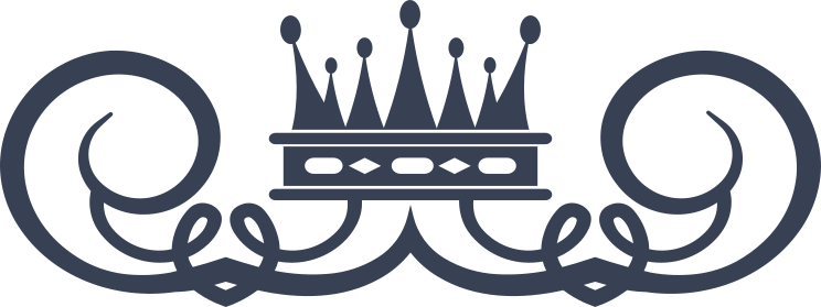 Adorable Crown Border Sticker