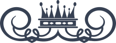 Adorable Crown Border Sticker