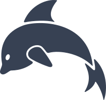 Adorable Dolphin Sticker