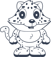 Adorable Jaguar Sticker