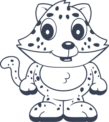 Adorable Jaguar Sticker