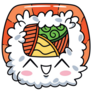Adorable Kawaii Sushi Sticker