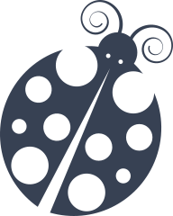 Adorable Ladybug With Ten Dots Sticker