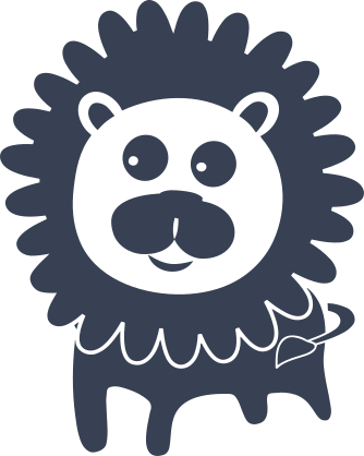 Adorable Lion Sticker