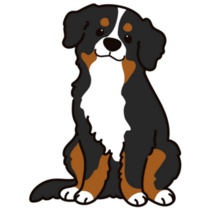 Adorable Mountain Dog Sticker