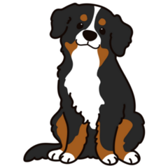 Adorable Mountain Dog Sticker
