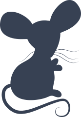 Adorable Mouse Sticker