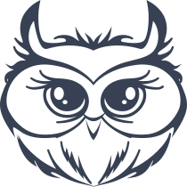 Adorable Owl Face Sticker