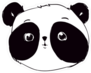 Adorable Panda Illustration Sticker