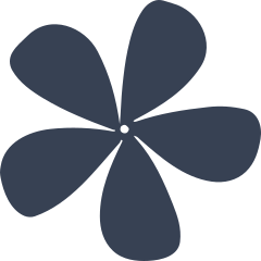 Adorable Plumeria Flower Sticker