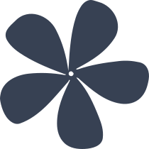 Adorable Plumeria Flower Sticker