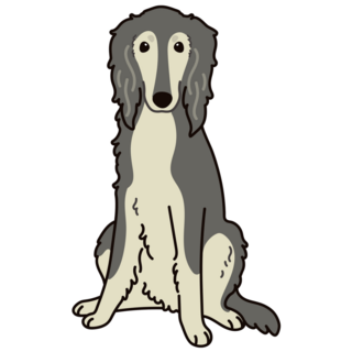 Adorable Saluki Sticker