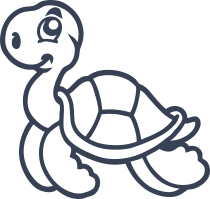 Adorable Sea Turtle Sticker