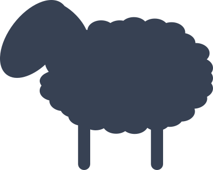 Adorable Sheep Lamb Sticker