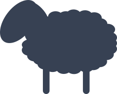 Adorable Sheep Lamb Sticker