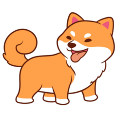 Adorable Shiba Inu Sticker