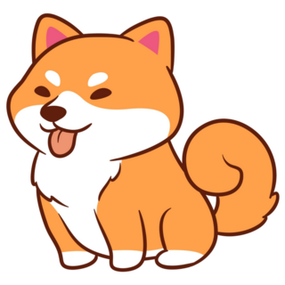 Adorable Shiba Inu Sticker