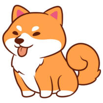Adorable Shiba Inu Sticker