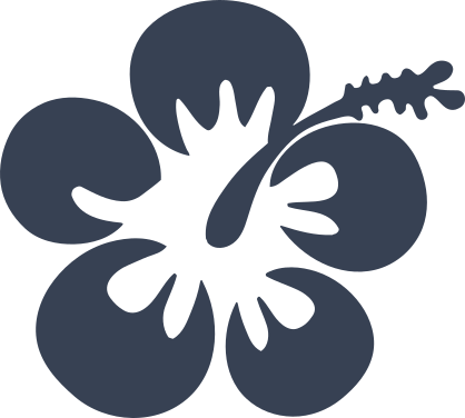 Adorable Sweet Hibiscus Flower Sticker