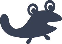 Adorable Tadpole Sticker