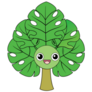 Adorable Tree Kawaii Sticker