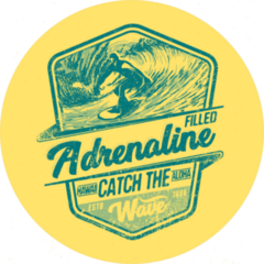 Adrenaline Surfing Sticker