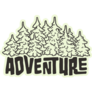 Adventure Pine Trees Sticker