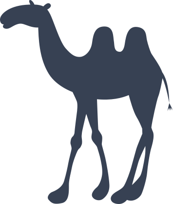 Adventurous Camel Sticker