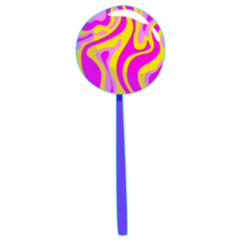 Aesthetic Y2k Psychedelic Lollipop Sticker