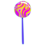 Aesthetic Y2k Psychedelic Lollipop Sticker