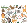 African Animals Sticker Sheet 