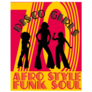 Afro Style Funk Soul 70s Disco Girls Sticker