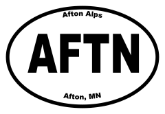 Afton Alps Oval Sticker