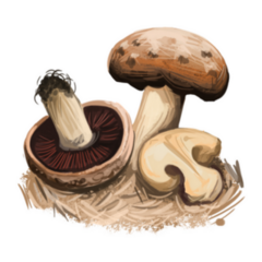 Agaricus Pattersoniae Edible Species Of Mushroom Sticker