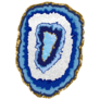 Agate Slice Blue Crystal Sticker