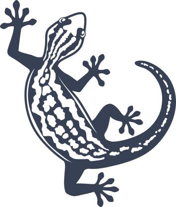 Agile Lizard Gecko Sticker