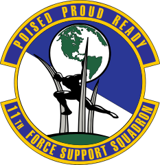 Air Force 11Th Force Support Squadron Sticker