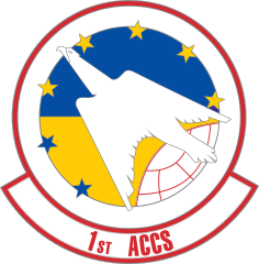 Air Force 1St Airborne Command And Control Squadron Sticker
