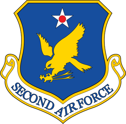 Air Force 2Nd Air Force Emblem Sticker