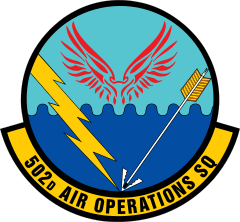Air Force 502Nd Air Operations Squadron Sticker