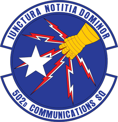 Air Force 502Nd Communications Squadron Sticker