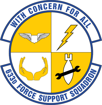 Air Force 633Rd Force Support Squadron Sticker