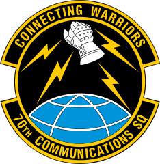 Air Force 70Th Communications Squadron Sticker
