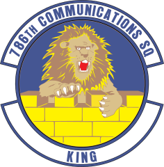 Air Force 786 Communications Squadron Sticker